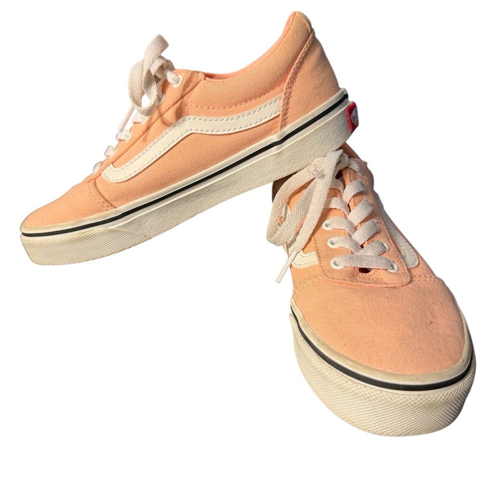 Vans Coral Canvas Shoes with White Accents